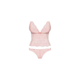 Delicanta Top and Panties Pink - Lingerie