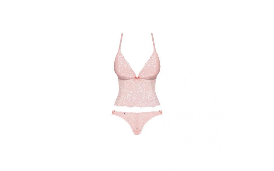 Delicanta Top and Panties Pink - Lingerie
