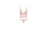 Delicanta Top and Panties Pink - Lingerie