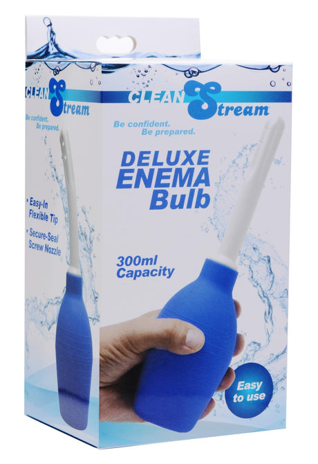 Deluxe Enema Bulb Blue - Naughty by Nature Adult Store