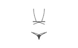 Diyosa 2 Pc Set Black - Lingerie