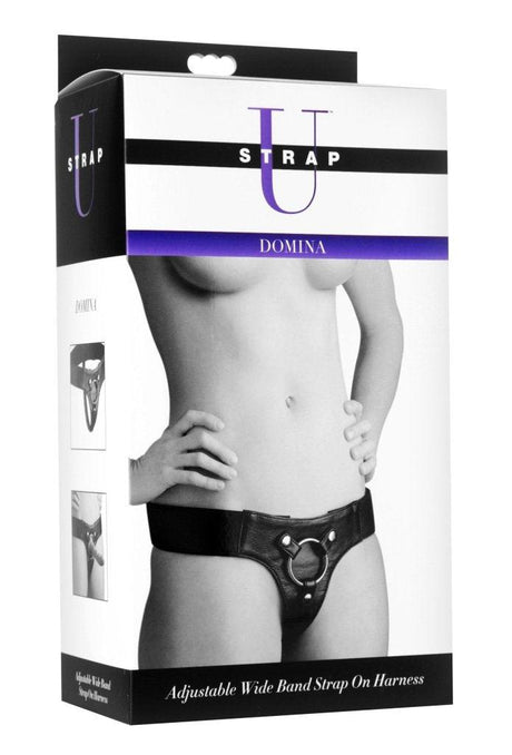 Domina Wide Band Strap On Harness - Adult Toys