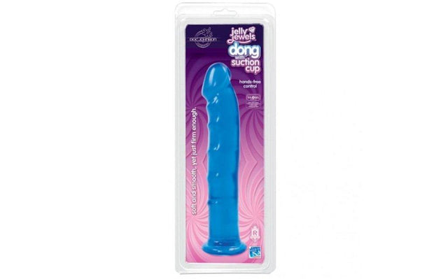 Dong With Suction Cup Sapphire - Naughty by Nature Adult Store