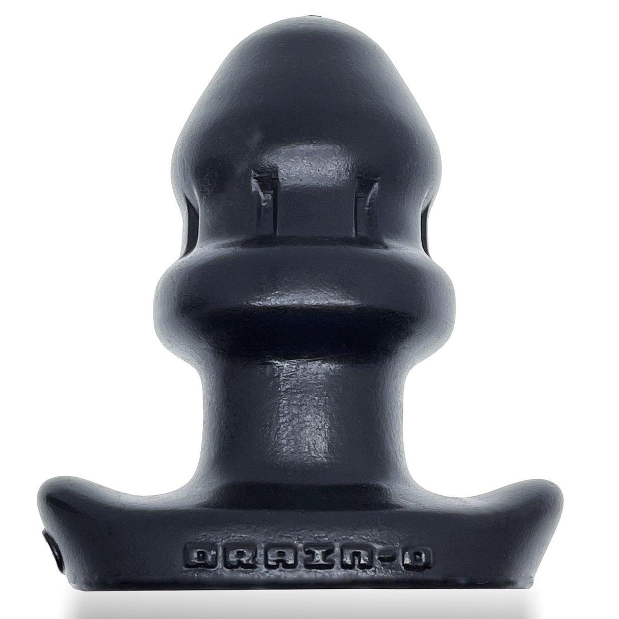 Drain O Flow Thru Buttplug Black - Naughty by Nature Adult Store