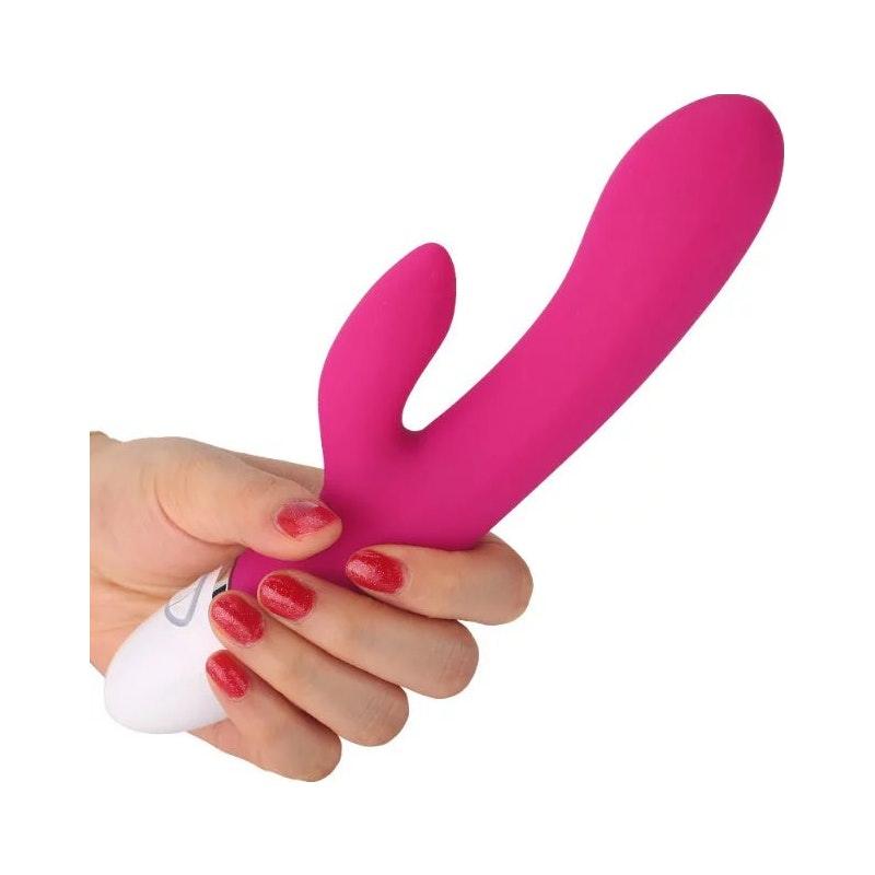 Dreamer 7 Mode Silicone Rechargeable Rabbit Vibrator Pink - Naughty by Nature Adult Store