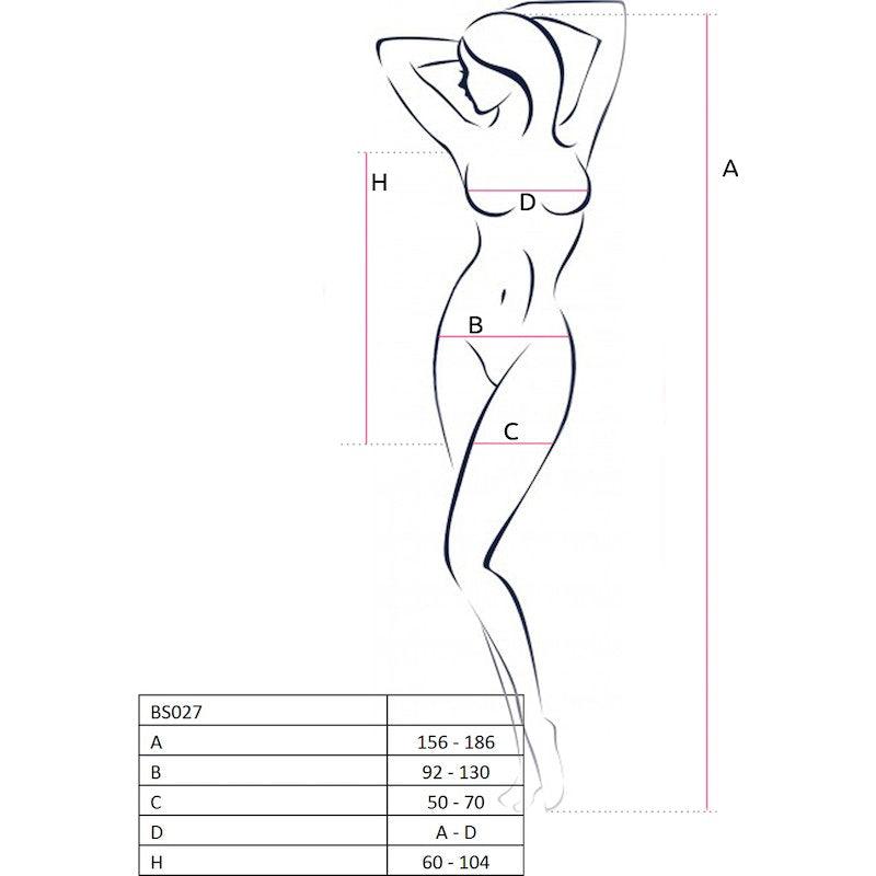 Dress Translucent With Open Sides BLK - Lingerie