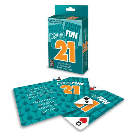 Drink Fun 21 - Adult Drinking Party Game - Naughty by Nature Adult Store