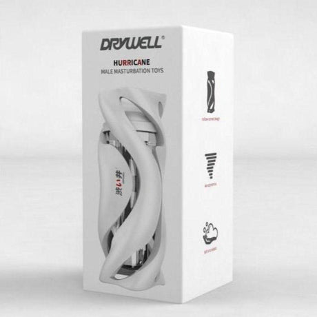 Drywell Hurricane Masturbator – Ergonomic Silicone Spiral Sleeve - Adult Toys