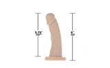 Edward 6in Dong Beige - Adult Toys
