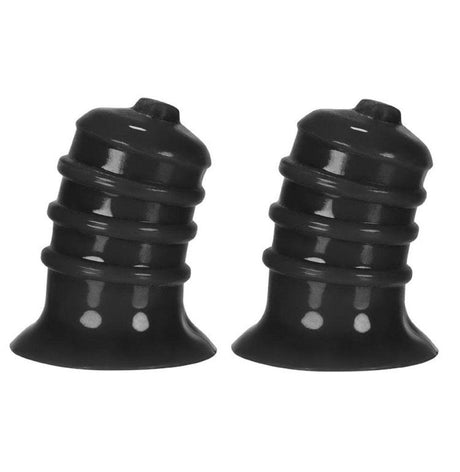 ELONG Wide Base Nipsucker Black - Adult Toys