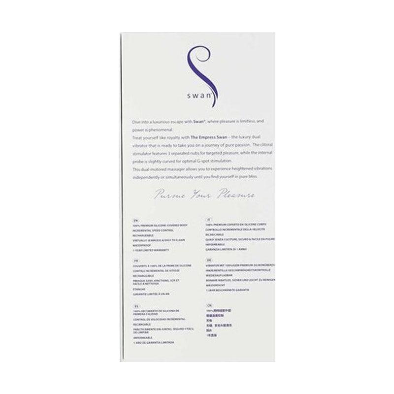 Empress Swan Rabbit Vibrator - Adult Toys