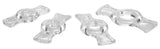 Endurance Clear 4 Ring Penis Set - Adult Toys