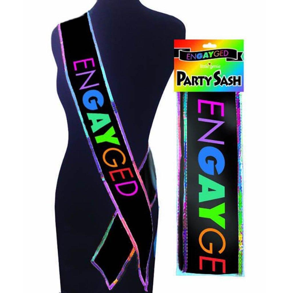 Engayged Party Sash - Novelty Sash - Naughty by Nature Adult Store