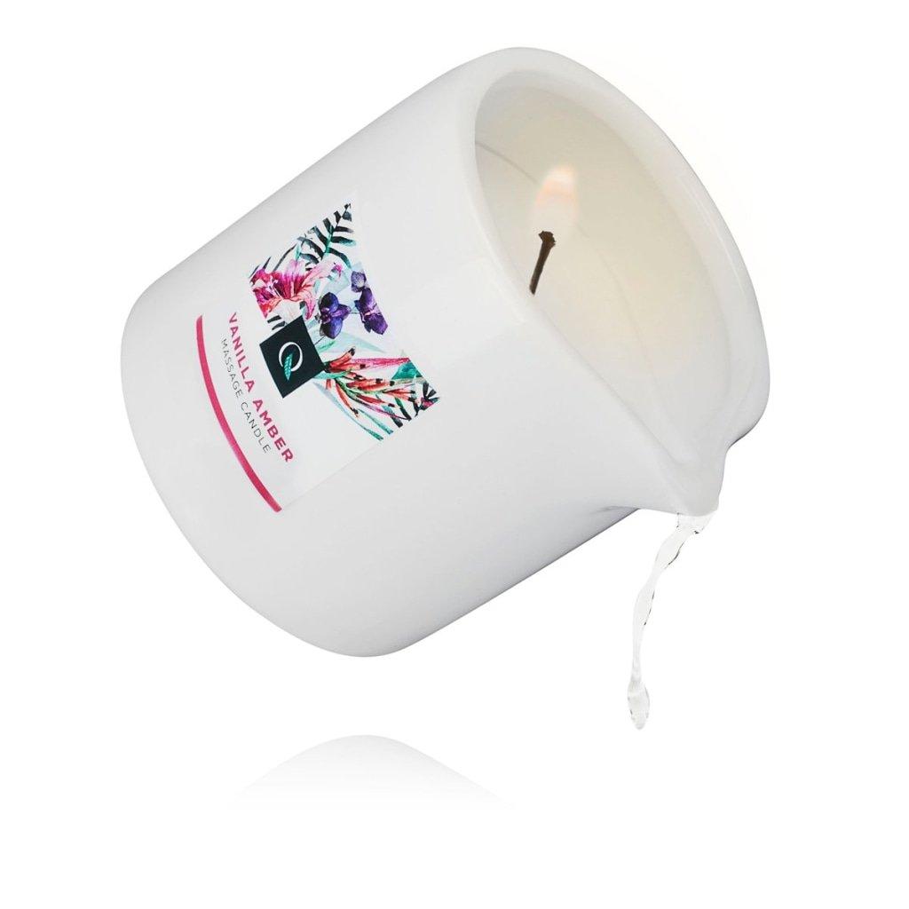 Exotiq Massage Candle Vanilla Amber 200g - Lotions & Potions