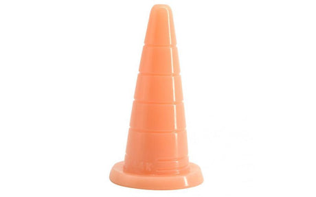 FAAK Hat Anal Plug - Flesh Colored PVC Soft Anal Toy - 18.5 x 5.5cm - Adult Toys