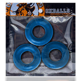 Fat Willy 3 Pc Jumbo Cockrings Space Blue - Adult Toys