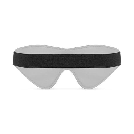 Faux Leather Blindfold Black - Adult Toys