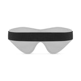 Faux Leather Blindfold Black - Adult Toys