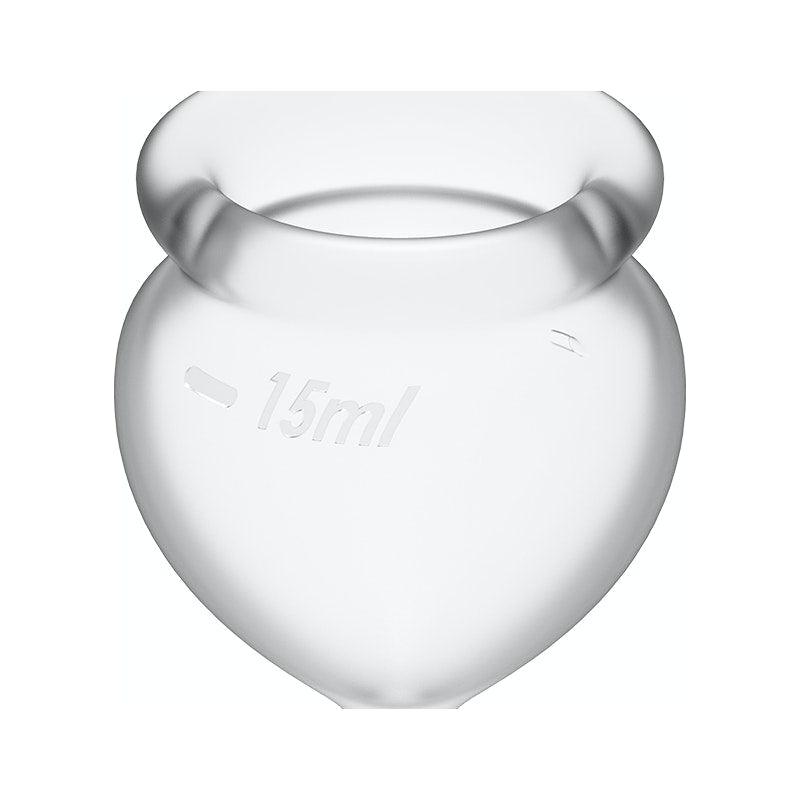 Feel Good Menstrual Cup Transparent 2pcs - Adult Toys