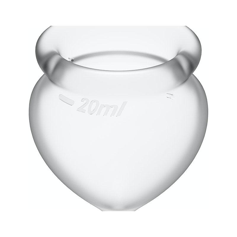 Feel Good Menstrual Cup Transparent 2pcs - Adult Toys