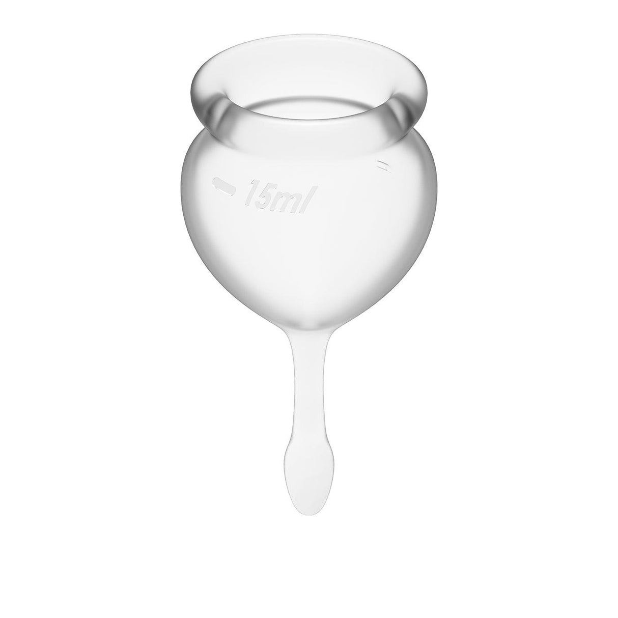 Feel Good Menstrual Cup Transparent 2pcs - Adult Toys