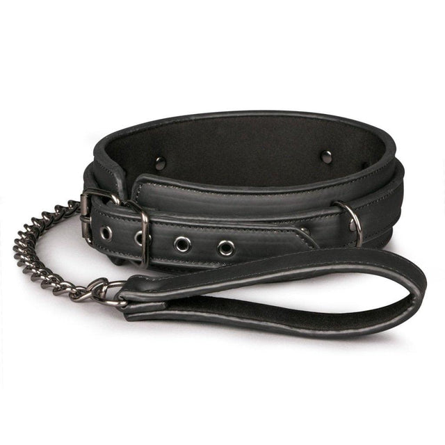 Fetish collar With Leash - Adult Toys