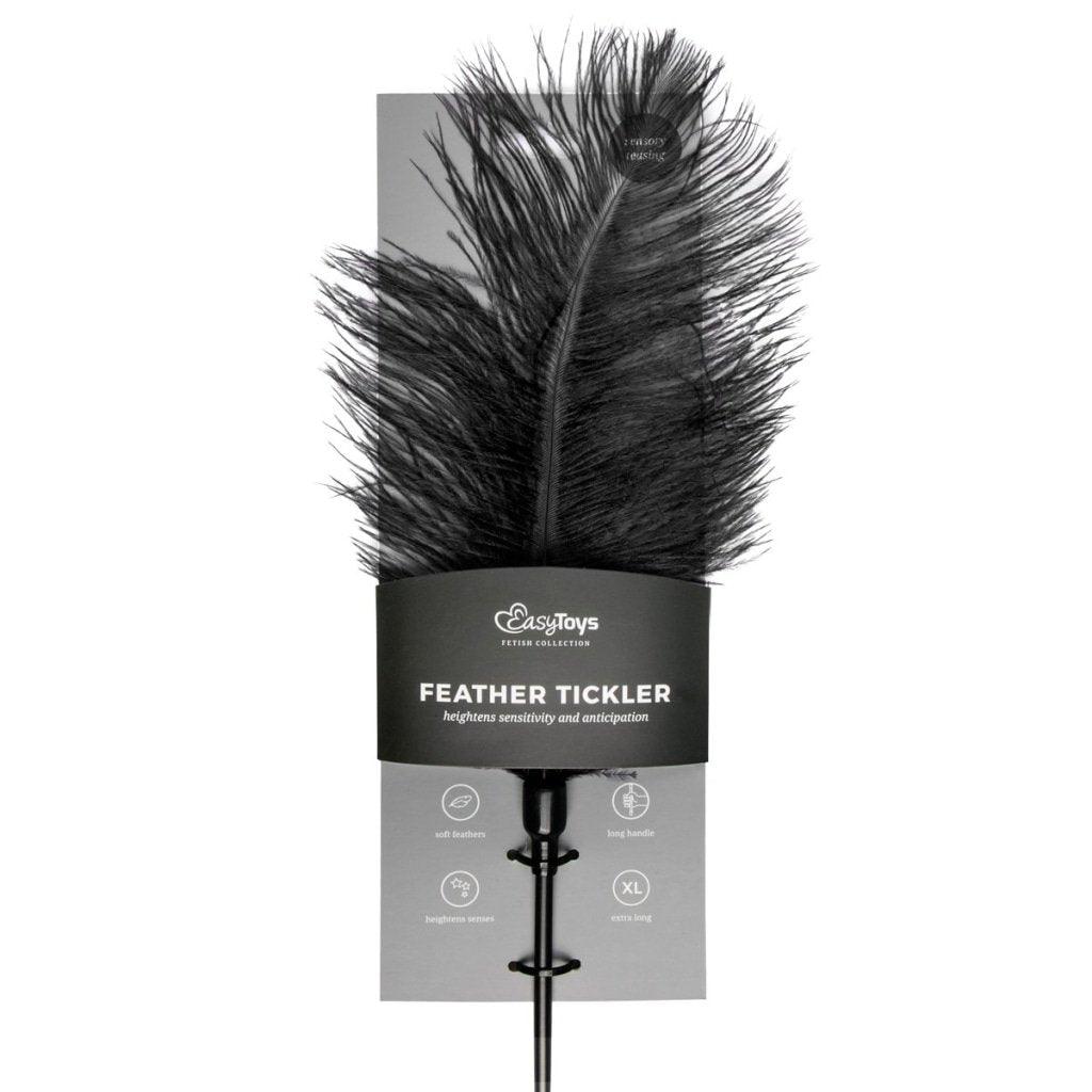 Fetish Collection Black Feather Tickler – Intimate BDSM Tease Toy - Adult Toys