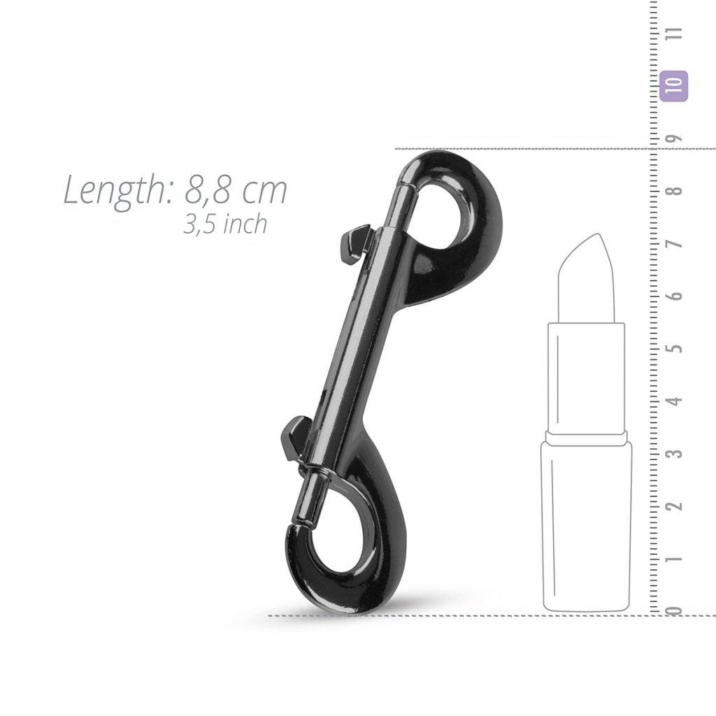 Fetish Collection Double Metal Bondage Clip – Grey Attachment Hook - Adult Toys