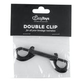Fetish Collection Double Metal Bondage Clip – Grey Attachment Hook - Adult Toys