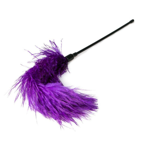 Fetish Collection Purple Feather Tickler – Intimate BDSM Tease Toy - Adult Toys