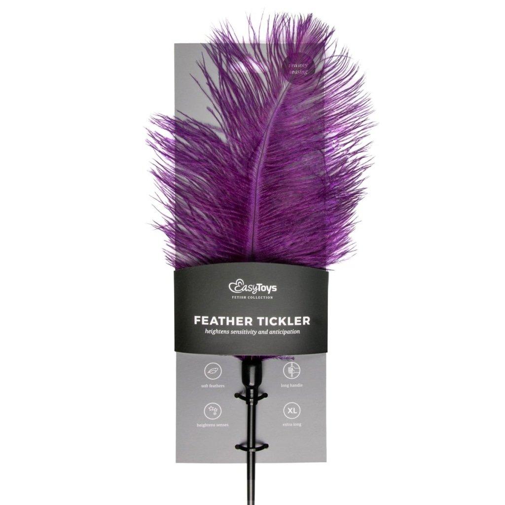 Fetish Collection Purple Feather Tickler – Intimate BDSM Tease Toy - Adult Toys
