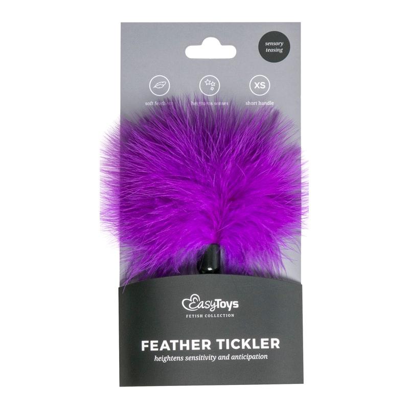 Fetish Collection Purple Feather Tickler – Soft Foreplay Teaser Toy - Adult Toys