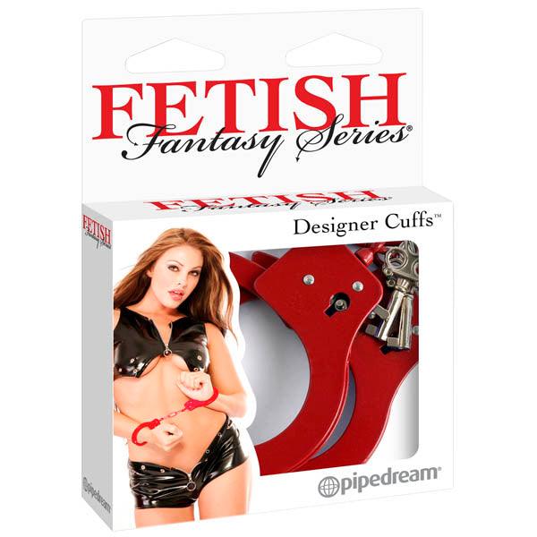 Fetish Fantasy Series Designer Cuffs - Red Hand Cuffs - Naughty by Nature Adult Store