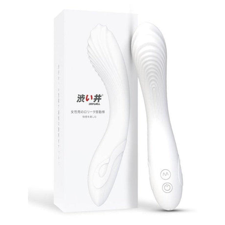 Flexible Bending Silicone Vibrator White - Adult Toys