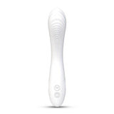 Flexible Bending Silicone Vibrator White - Adult Toys