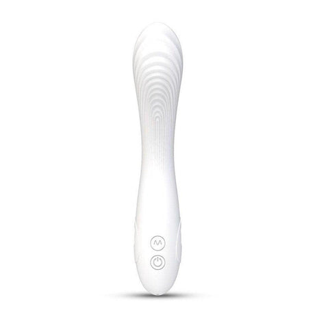 Flexible Bending Silicone Vibrator White - Adult Toys