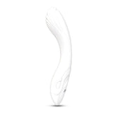 Flexible Bending Silicone Vibrator White - Adult Toys