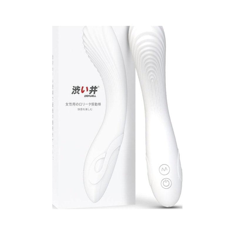 Flexible Bending Silicone Vibrator White - Adult Toys