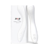 Flexible Bending Silicone Vibrator White - Adult Toys