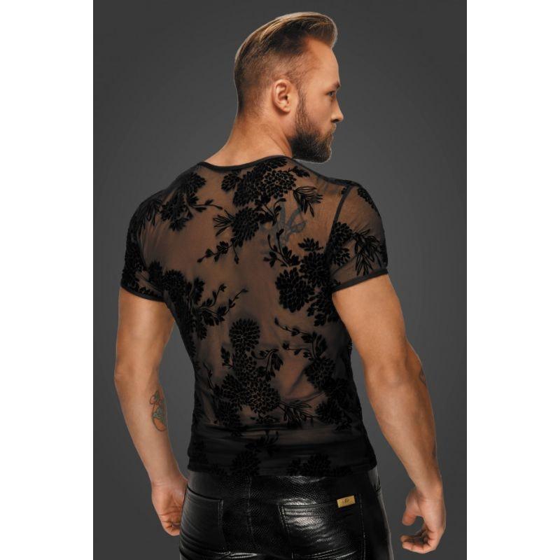 Flock Embroidery T-Shirt - Lingerie