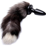Fox Tail Anal Plug Grey - Adult Toys