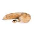 Fox Tail No. 1 - Gold Plug - Adult Toys