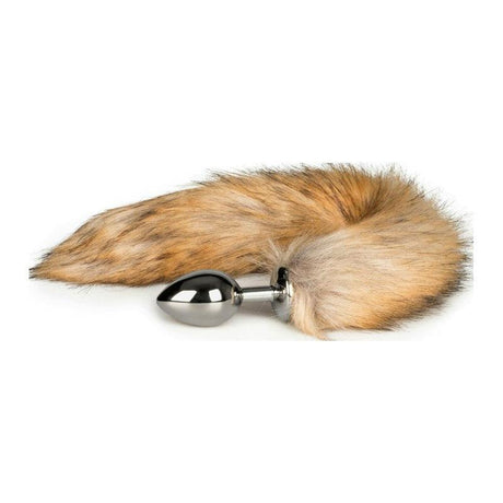 Fox Tail No. 2 Silver Plug - Naughty by Nature Adult Store