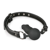 Gag With Silicone Dong - Adult Toys