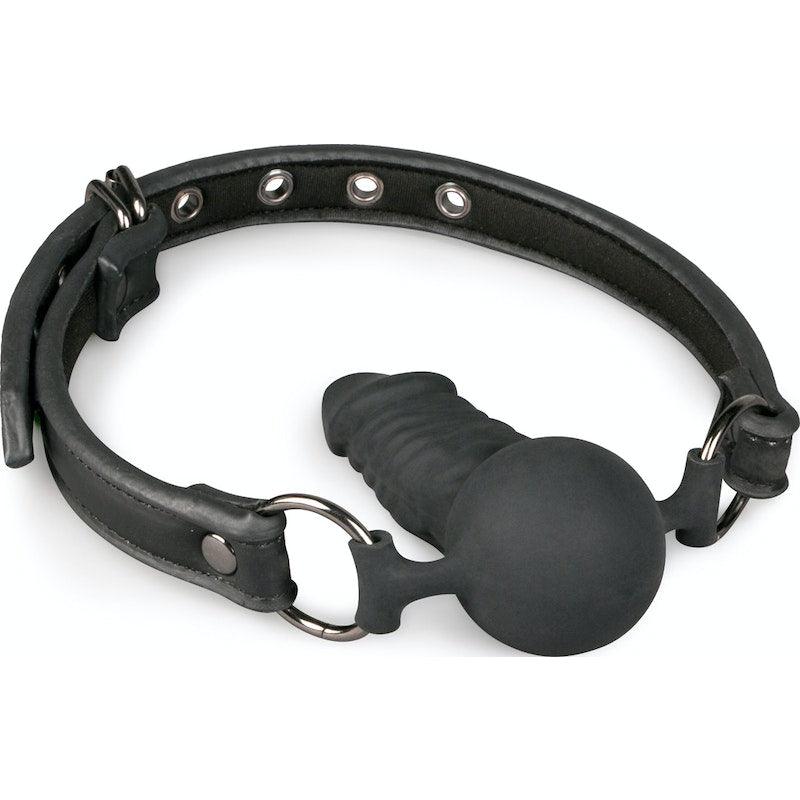 Gag With Silicone Dong - Adult Toys