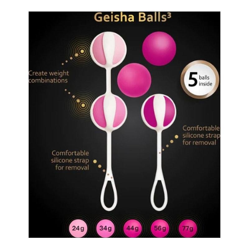 Geisha Balls 3 Sugar Pink - Naughty by Nature Adult Store