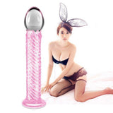 Glass Romance 7 Pink 7.5in - Naughty by Nature Adult Store