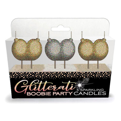 Glitterati - Boobie Candle Set - Novelty Candles - Set of 3 - Naughty by Nature Adult Store