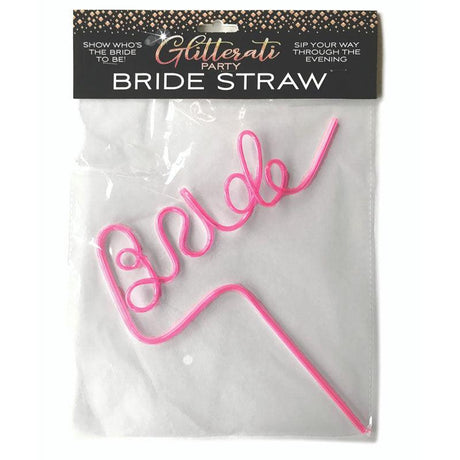 Glitterati - Bride Straw - Hens Party Novelty - Novelties