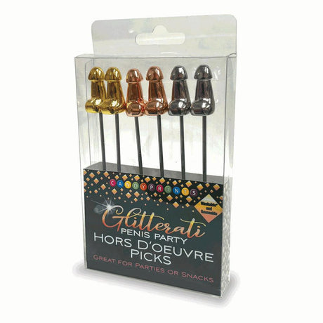 Glitterati Hors d'Oeuvre Picks - 6 Pack - Naughty by Nature Adult Store